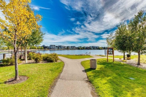 135 Auburn Sound Manor Se, Calgary, AB - Outdoor With Body Of Water With View