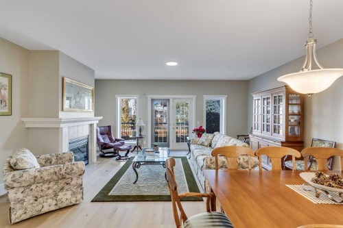 84 Shannon Estates Terrace Sw, Calgary, AB - Indoor With Fireplace