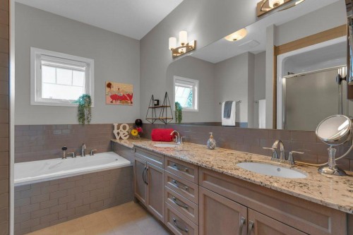 138 Reunion Landing, Airdrie, AB - Indoor Photo Showing Bathroom