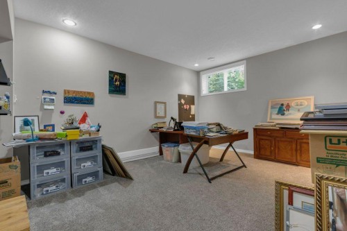 138 Reunion Landing, Airdrie, AB - Indoor Photo Showing Office