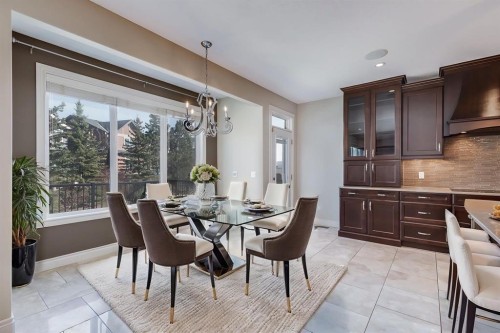 202 Cooperstown Lane Sw, Airdrie, AB - Indoor Photo Showing Dining Room