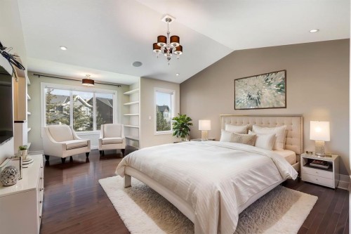 202 Cooperstown Lane Sw, Airdrie, AB - Indoor Photo Showing Bedroom