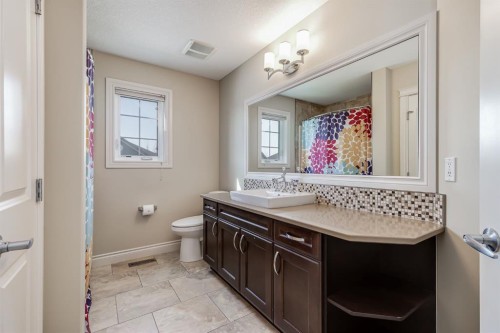 202 Cooperstown Lane Sw, Airdrie, AB - Indoor Photo Showing Bathroom