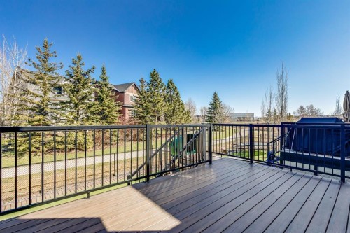 202 Cooperstown Lane Sw, Airdrie, AB - Outdoor With Deck Patio Veranda With Exterior
