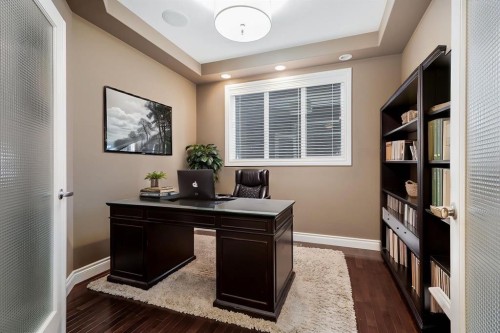 202 Cooperstown Lane Sw, Airdrie, AB - Indoor Photo Showing Office