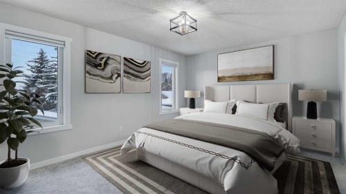 3667 Sierra Morena Road Sw, Calgary, AB - Indoor Photo Showing Bedroom