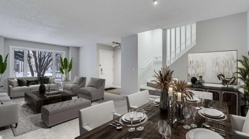 3667 Sierra Morena Road Sw, Calgary, AB - Indoor Photo Showing Living Room