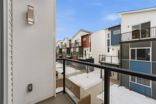 628 Red Sky Villas Ne, Calgary, AB - Outdoor With Balcony With Exterior