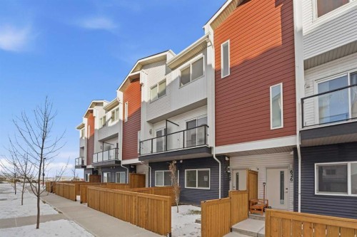 628 Red Sky Villas Ne, Calgary, AB - Outdoor With Balcony