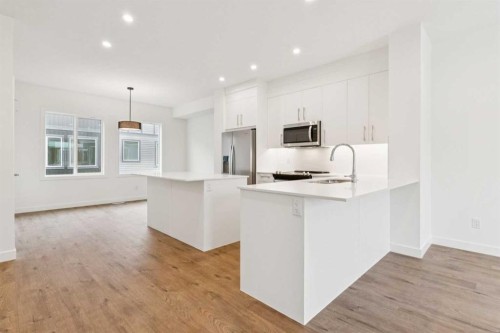 122-1862 Cornerstone Boulevard, Calgary, AB - Indoor Photo Showing Kitchen With Upgraded Kitchen