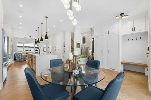 1919 21 Avenue Nw, Calgary, AB - Indoor Photo Showing Dining Room