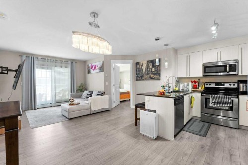 3407-11 Mahogany Row Se, Calgary, AB - Indoor Photo Showing Kitchen