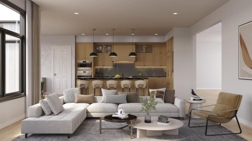 2611 12 Avenue Nw, Calgary, AB - Indoor Photo Showing Living Room