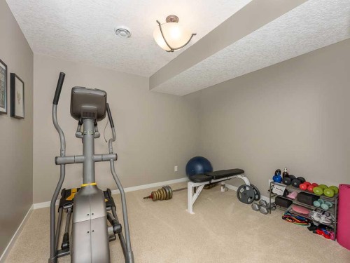 14 Walden Road Se, Calgary, AB - Indoor Photo Showing Gym Room