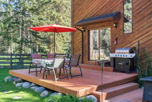 9 Ghost Road, Benchlands, AB - Outdoor With Deck Patio Veranda With Exterior