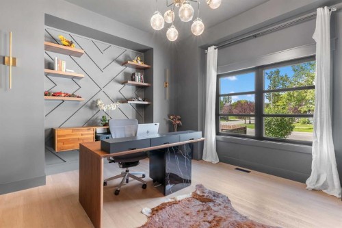 732 West Chestermere Drive, Chestermere, AB - Indoor Photo Showing Office