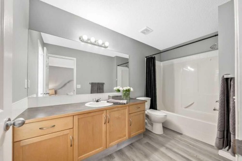 126 Everhollow Heights Sw, Calgary, AB - Indoor Photo Showing Bathroom