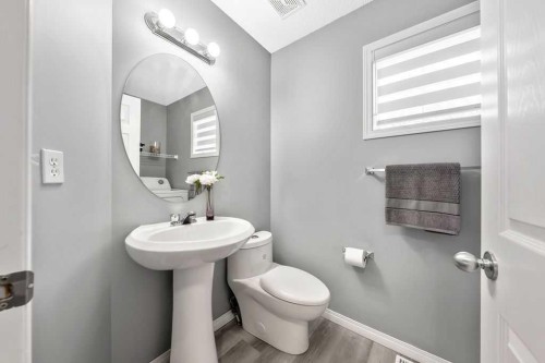 126 Everhollow Heights Sw, Calgary, AB - Indoor Photo Showing Bathroom