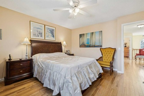 181 Woodford Drive Sw, Calgary, AB - Indoor Photo Showing Bedroom