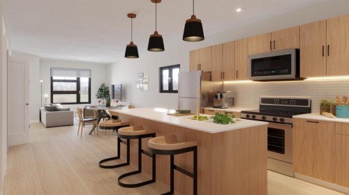 3915 73 Street Nw, Calgary, AB - Indoor Photo Showing Kitchen With Upgraded Kitchen