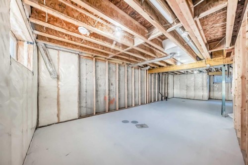 285 Cobblestone Gate, Airdrie, AB - Indoor Photo Showing Basement