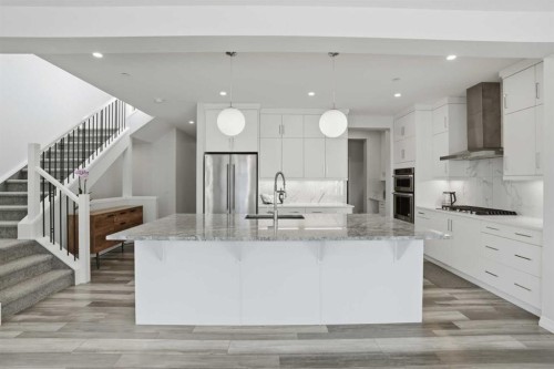 123 Howse Hill Ne, Calgary, AB - Indoor Photo Showing Kitchen With Upgraded Kitchen