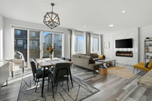123 Howse Hill Ne, Calgary, AB - Indoor With Fireplace