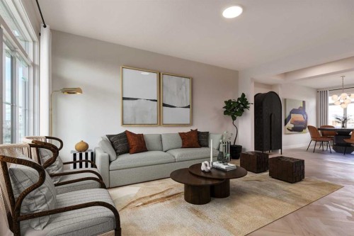 470 River Avenue, Cochrane, AB - Indoor Photo Showing Living Room