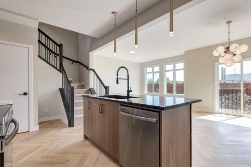 86 Agate Road, Cochrane, AB - Indoor Photo Showing Kitchen