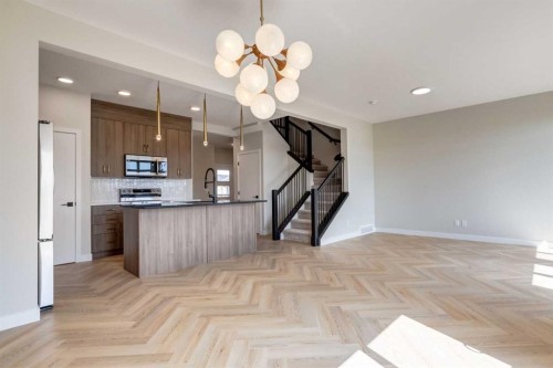 86 Agate Road, Cochrane, AB - Indoor Photo Showing Kitchen
