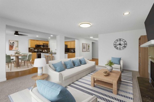 432 Royal Oak Circle Nw, Calgary, AB - Indoor Photo Showing Living Room