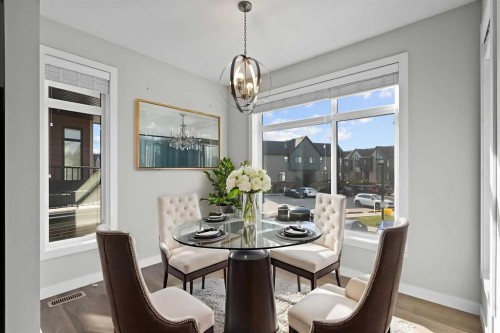 75 Sage Meadows Circle Nw, Calgary, AB - Indoor Photo Showing Dining Room