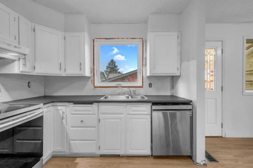 172 Templehill Drive Ne, Calgary, AB - Indoor Photo Showing Kitchen With Double Sink