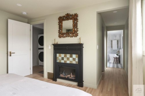 1011 Lake Wapta Way Se, Calgary, AB - Indoor With Fireplace