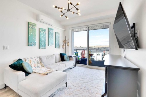 4416-15 Sage Meadows Landing Nw, Calgary, AB - Indoor Photo Showing Living Room