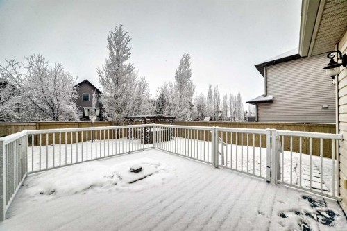 340 Morningside Crescent Sw, Airdrie, AB - Outdoor With Deck Patio Veranda With Exterior