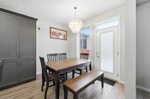 9 Osborne Link, Airdrie, AB - Indoor Photo Showing Dining Room