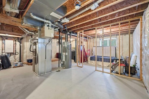 9 Osborne Link, Airdrie, AB - Indoor Photo Showing Basement
