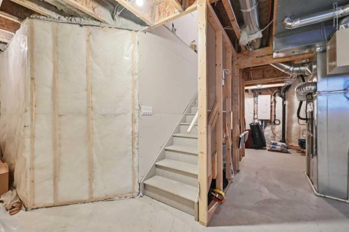 9 Osborne Link, Airdrie, AB - Indoor Photo Showing Basement