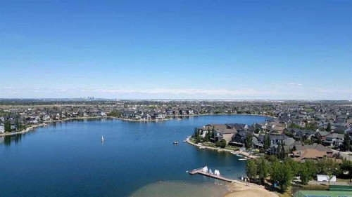 119 Auburn Meadows Walk Se, Calgary, AB - Outdoor With Body Of Water With View