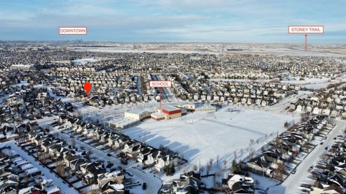 8 Copperfield Manor Se, Calgary, AB - Outdoor With View