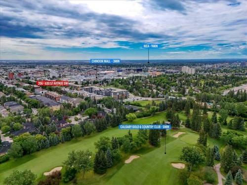 206-630 57 Avenue Sw, Calgary, AB - Outdoor With View