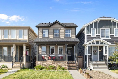 211 Evanscrest Way Nw, Calgary, AB - Outdoor With Deck Patio Veranda With Facade