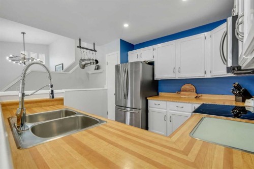 103 Bermuda Way Nw, Calgary, AB - Indoor Photo Showing Kitchen With Double Sink