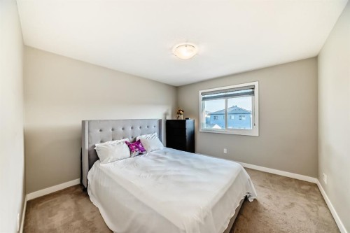 559 Cornerstone Avenue Ne, Calgary, AB - Indoor Photo Showing Bedroom