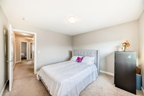 559 Cornerstone Avenue Ne, Calgary, AB - Indoor Photo Showing Bedroom