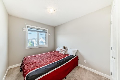 559 Cornerstone Avenue Ne, Calgary, AB - Indoor Photo Showing Bedroom