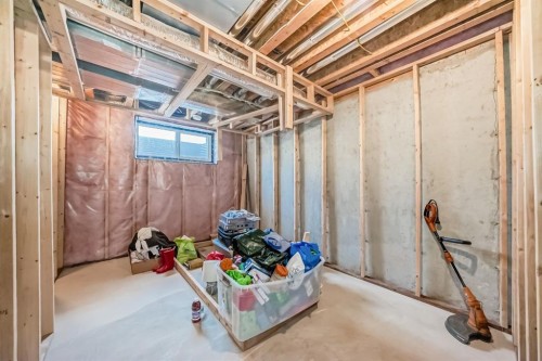 559 Cornerstone Avenue Ne, Calgary, AB - Indoor Photo Showing Basement