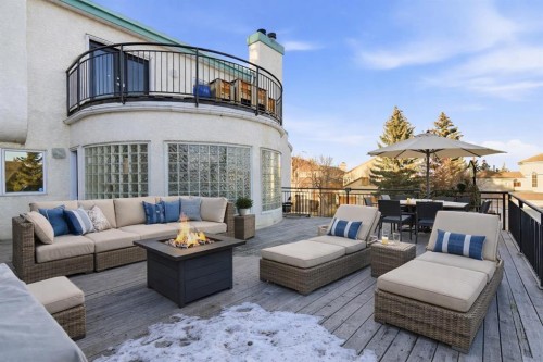 64 Patterson Mews Sw, Calgary, AB - Outdoor With Deck Patio Veranda With Exterior