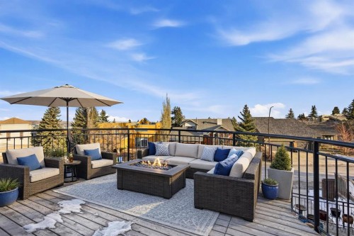 64 Patterson Mews Sw, Calgary, AB - Outdoor With Deck Patio Veranda With Exterior